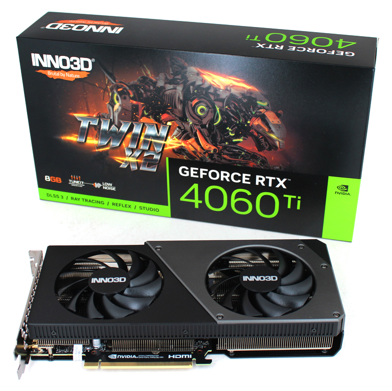 INNO3D GeForce RTX 4060 Ti Twin X2 im Test.