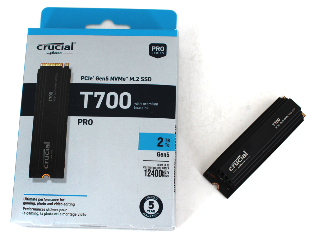 Crucial T700 PCIe Gen5 SSD mit 2 TB im Test