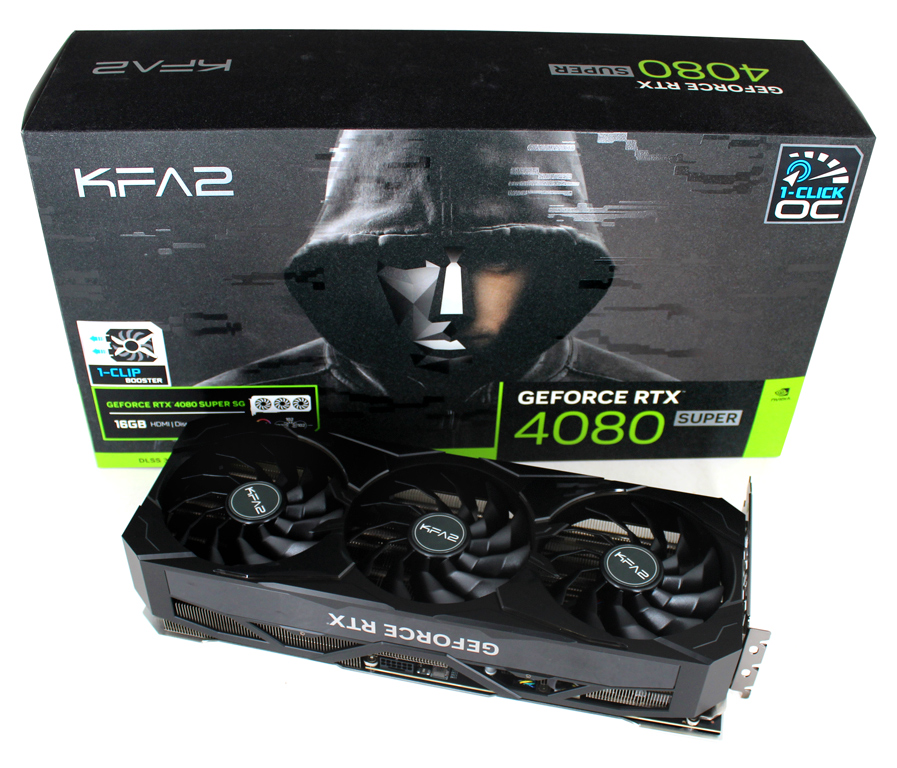 KFA2 GeForce RTX 4080 SUPER SG (1-Click OC) im Test.