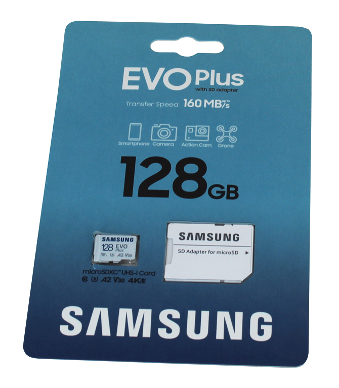 Samsung EVO Plus 2024 microSDXC 128 GB.