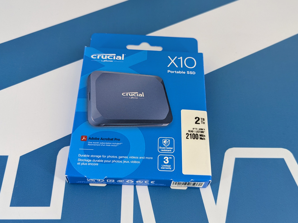 Crucial X10 Portable SSD mit 2 TB im Test.