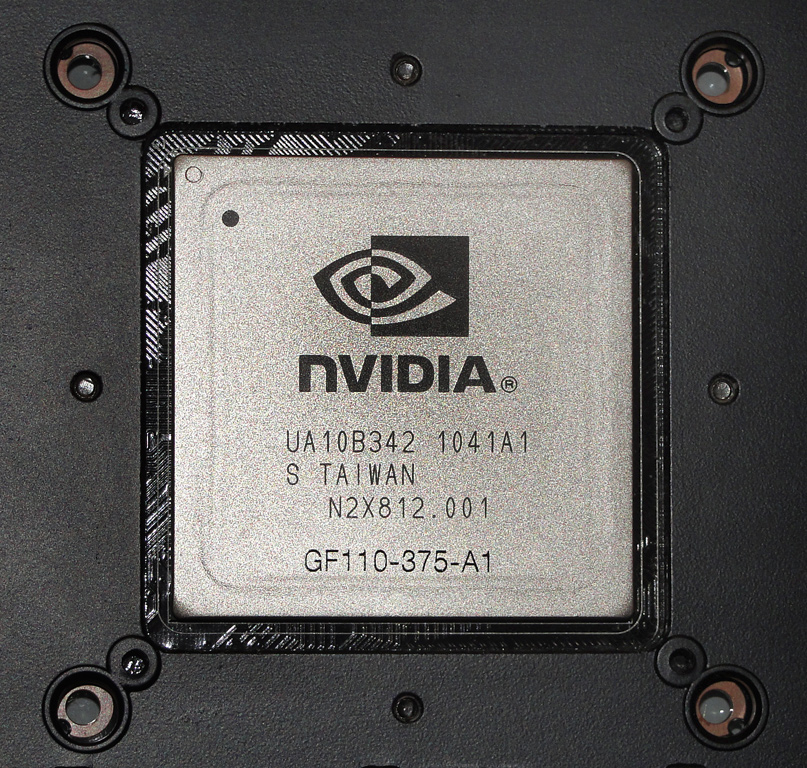 Basis für GTX 580-Grafikkarten: Nvidias 40 nm GF110-GPU.