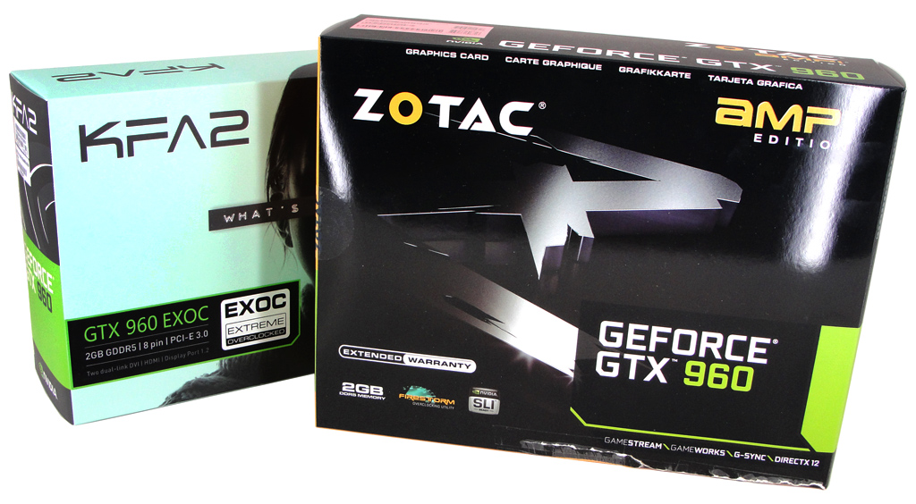 KFA2 und ZOTAC stellen das SLI-Gespann in unserem Praxistest.