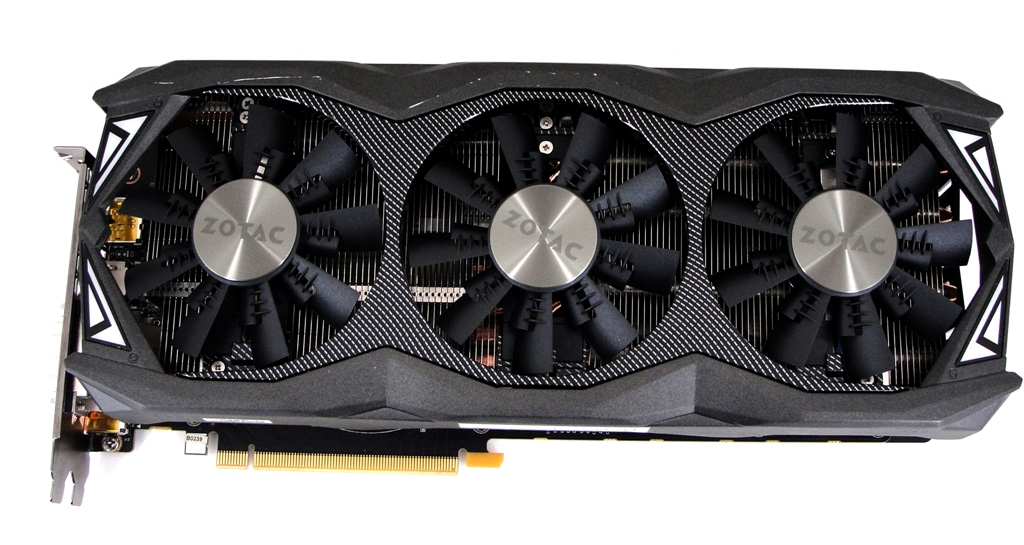 Die ZOTAC GeForce GTX 980 Ti AMP! Extreme mit drei Lüftern.