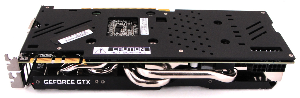 Die KFA2 GeForce GTX 970 EXOC Sniper Edition kommt mit massiver Backplate.