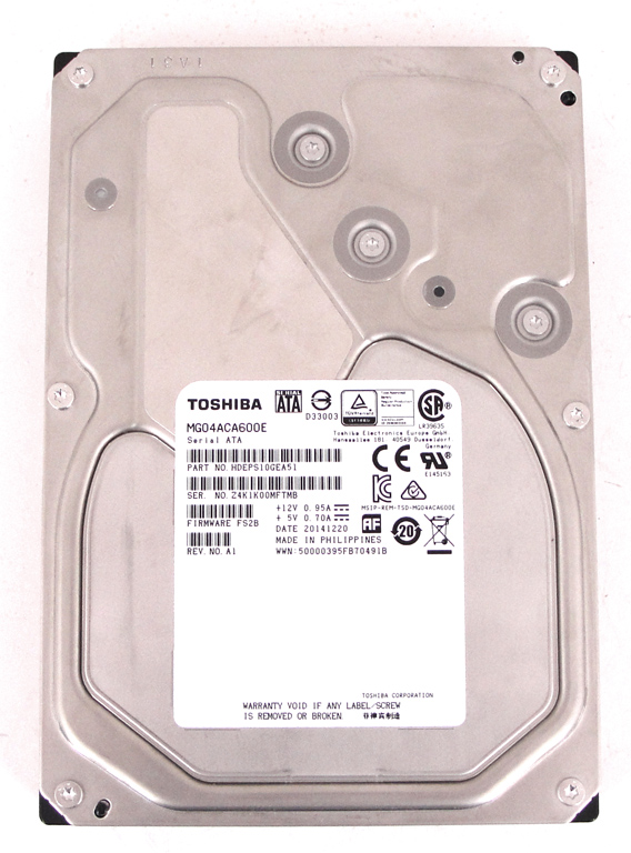 Toshiba Enterprise (512e), 6 TB