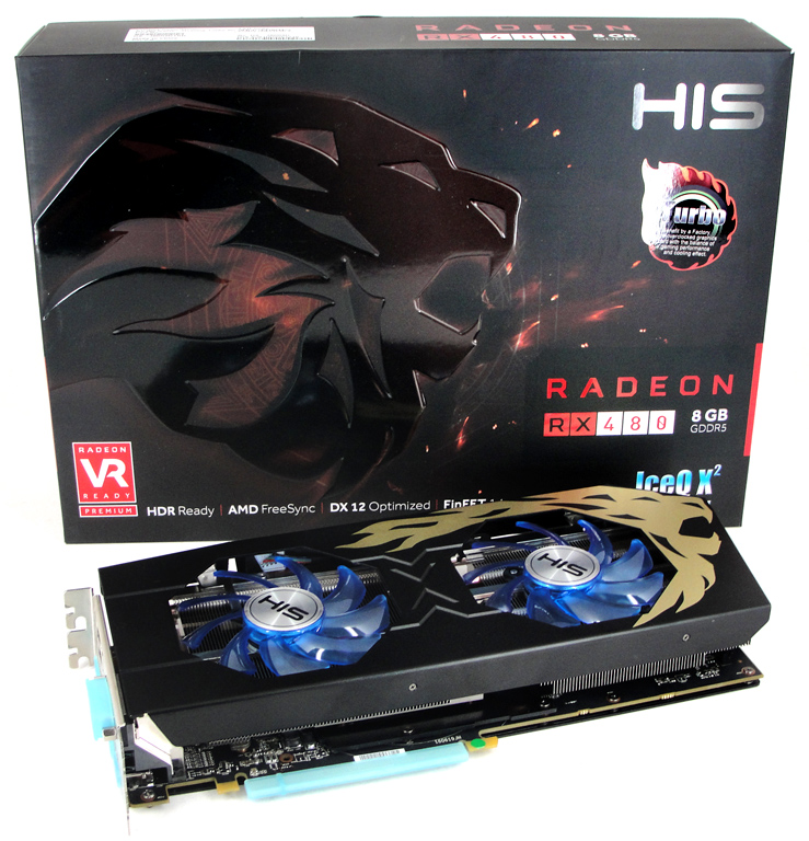 Die RX 480 IceQ X² Roaring Turbo inkl. Verpackung.