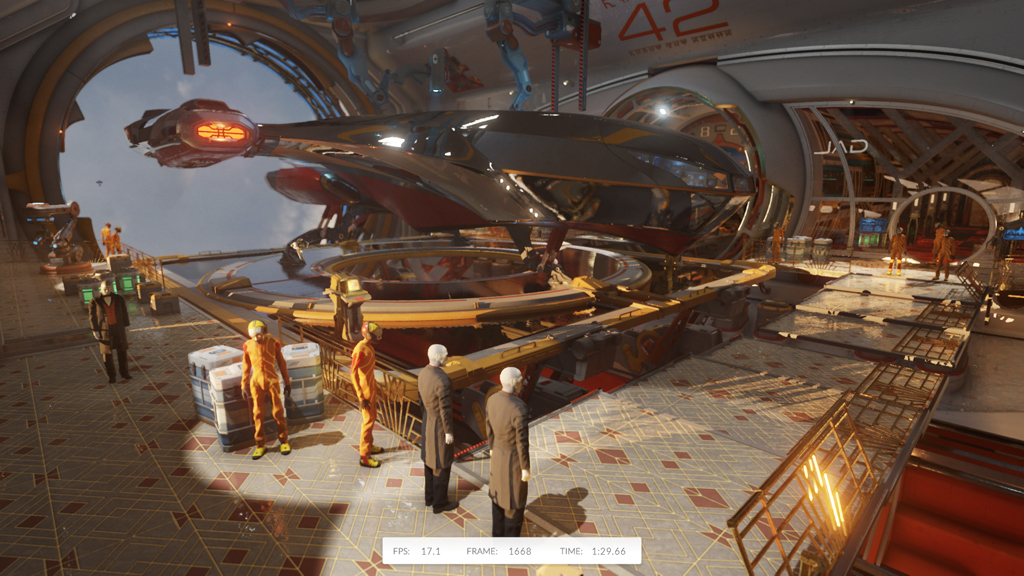 3DMark Port Royal Benchmark in Aktion