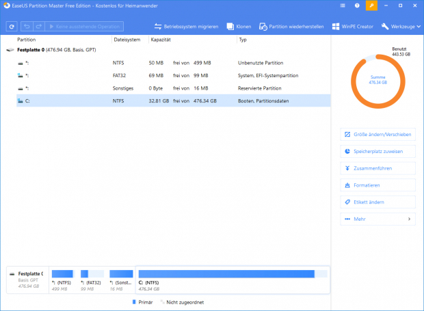 EaseUS Partition Master