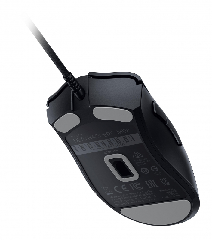 Die Razer DeathAdder V2 Mini von unten