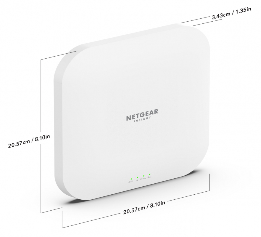 Netgear WAX620 Abmessungen (Bildquelle: Netgear)