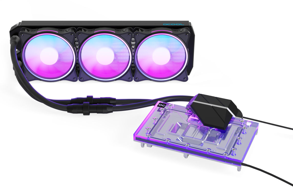 Alphacool Eiswolf 2 AiO für RTX 4090 und RTX 4080 Custom Designs.