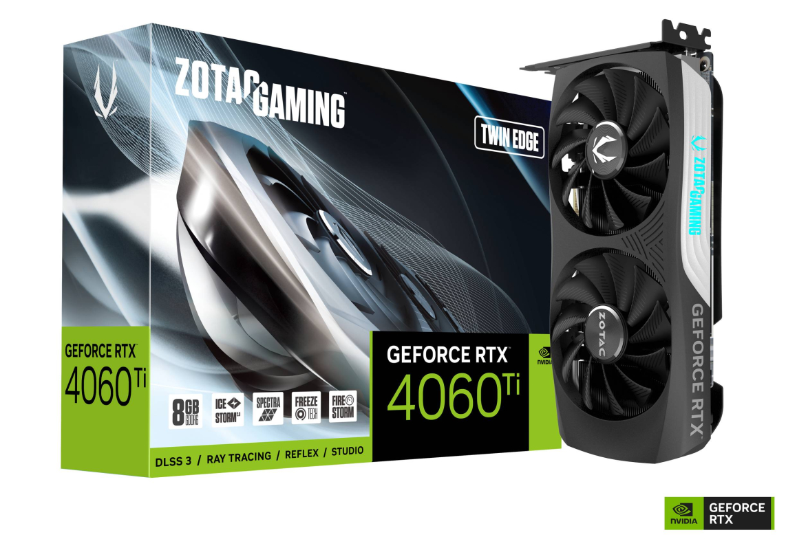 ZOTAC GAMING GeForce RTX 4060 Ti 8GB Twin Edge