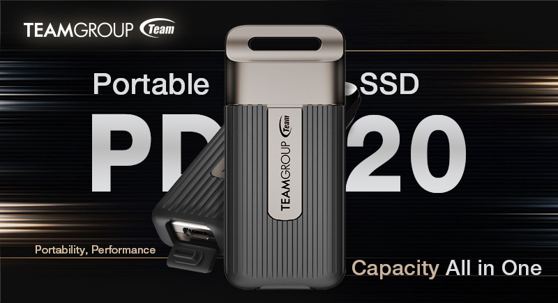 TEAMGROUP PD20 Mini External SSD.