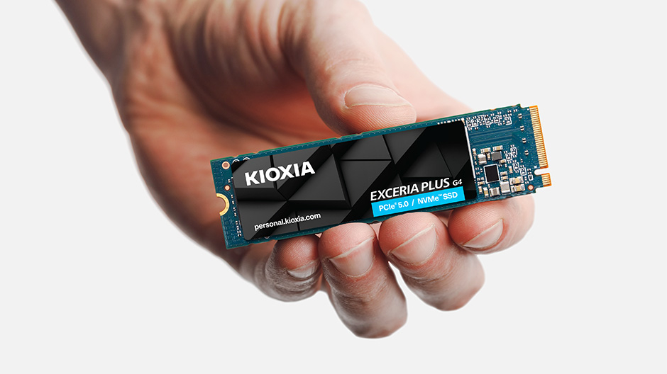 KIOXIA veröffentlicht neue EXCERIA PLUS G4 SSD Serie mit PCIe 5.